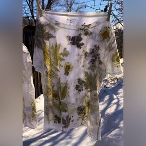 Ecoprinted Cotton Shirt